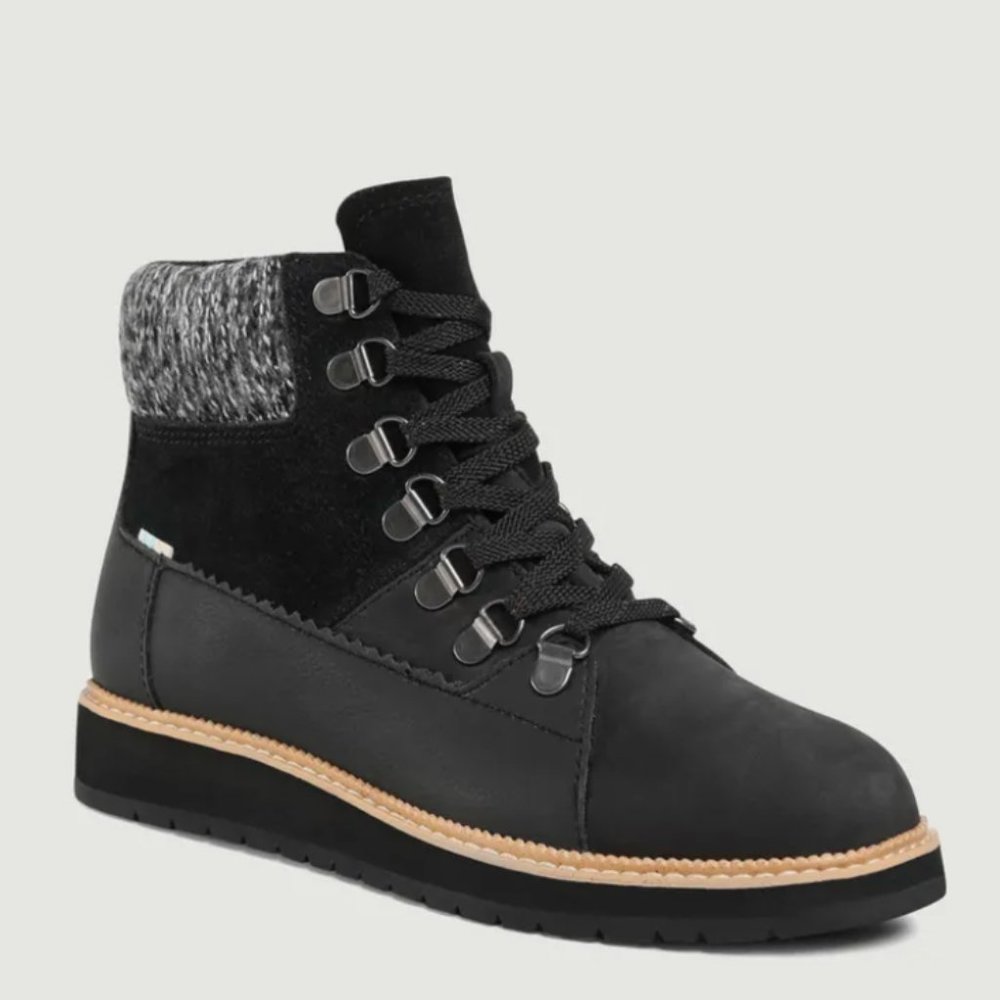 TOMS Mesa panel hiking boots in black